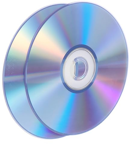 KALLORY 2 Piezas Discos CD-r Grabables Profesionales Alta Capacidad para Audio y Datos Compatibles con Grabación de Música y Copias de Seguridad Telefónicas Duraderos y Fiables para Uso