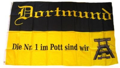 Fahne / Flagge Fußball Dortmund NEU 90 x 150 cm Flaggen