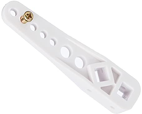 Merriway BH04065 Multi Adjustable Plastic WC Toilet Cistern Replacement Flush Lever Arm - White