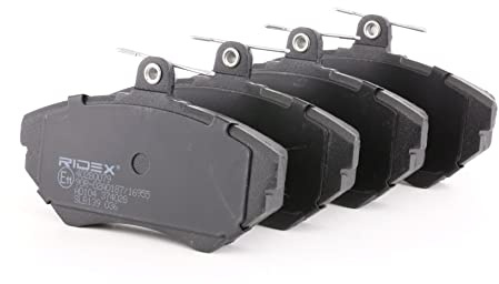 RIDEX 402B0079 Bremsbelagsatz Bremsbeläge Vorne mit Feder für VW Caddy III Kombi (2KB, 2KJ, 2CB, 2CJ)