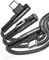 3 Stück USB C Ladekabel 3.1A Schnellladekabel USB C, AINOPE [1M+2M+3M] USB Kabel Typ C Winkel, haltbares Nylon geflochtenes ladekabel usb c für Samsung S20 S10 S9 S8 Plus, Huawei P30/P20, Google Pixel