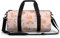 Runde Reisetasche in Herzform mit Aufschrift „Juicy Peaches, Sporttasche für Männer und Frauen, Reisetasche, Sporttasche