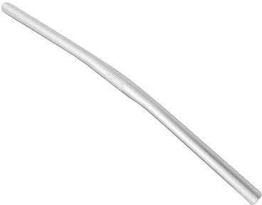 Fahrradlenker, Flacher Lenker, 540 Mm Länge, Stabiler Lenker, Leichter Fahrradlenker, Lenker Aus Aluminiumlegierung für Mountainbike Fahrten, Silber