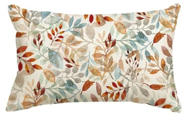 Artoid Mode Housse de coussin d'automne - 30 x 50 cm - Motif feuilles - Décoration saisonnière pour canapé, salon