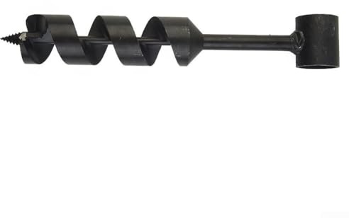 ReachMall Chiave a trivella manuale in acciaio per legno, essenziale per bushcraft e coloni (38 mm)