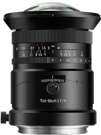 TTARTISAN Tilt-Shift 17 mm F4 ASPH. Kameraobjektiv, Vollbild, Ultra-Weitwinkel, manueller Fokus (für Fuji GFX)