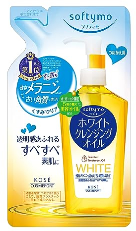 KOSE COSMEPORT softymo White Cleansing Oil Refill 200ml (japan import)