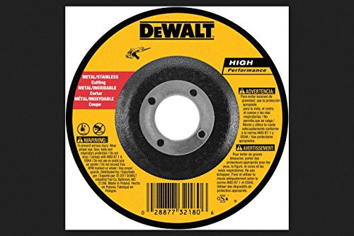 DeWalt DWA4530 T27 Metal Cut-Off Wheel, 4-Inch x .045-Inch x 5/8-Inch