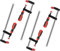 4 Stück Schraubzwingen 600mm, F Klemmzwinge Schraubzwinge Tiefspann, F Clamps Bar Klemm Zwinge Set Schnelle Rutsche DIY Holzbearbeitung Handwerkzeug Kit 80 * 600mm