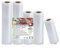 KitchenBoss Vakuumierbeutel Vakumierfolienrollen Vakuumbeutel Vakuumierfolie Vakumierbeutel：Vakuumrollen BPA Frei Folienrollen Lebensmittel für Vakuumierer Sous Vide Beutel 15/20/28x300cm 5 Rollen