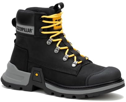 CAT Caterpillar Colorado Expedition Waterproof Mens Leather Boots Black