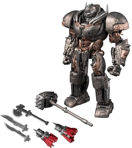Rhinox Transformer Spielzeug, Transformers Aufstieg der Bestien Action Figur mit Optimus Primes Waffe, hoch artikulierte 7.87 Zoll Keine Umwandlung Modell Kit für Kinder im Alter 8 und höher