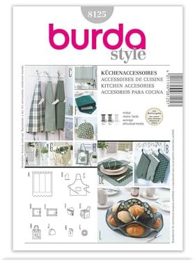 Burda Schnittmuster 8125 K?chenaccessoires,Accesorios para Cocina
