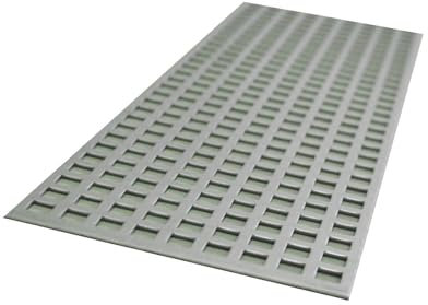 2mm Stahl verzinkt Lochblech Qg 10-15, Fenstergitter Stahl verz. Zuschnitte eins. Folie 200x1500