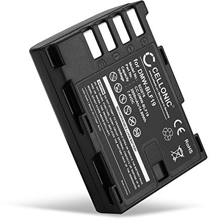 CELLONIC, Batterie pour Caméra Compatible avec Panasonic Lumix DC-GH5, DC-G9, DMC-GH4 (7.4V, 2000mAh)