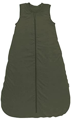 schlummersack Schlafsack Baby Sommer 110 cm dünn Olive | Babyschlafsack Sommer 1.0 Tog 1 Tog Baby Schlafsack Sommer | Schlafsack Baby Baumwolle Sommer Frühling