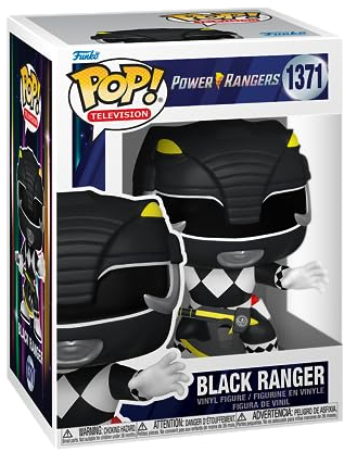 Funko Pop! TV: Mighty Morphin Power Rangers 30th - Black Ranger - Power Rangers TV - Collectable Vinyl Figure - Gift Idea - Official Merchandise - Toys for Kids & Adults - TV Fans