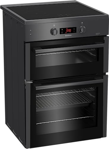 Blomberg HIN651N 60cm Double Oven Electric Cooker with Induction Hob (Anthracite)