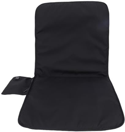 Fockety Asiento de Estadio con Calefacción, Cojín Calefactor Recargable por USB de 3 Modos con Respaldo, Banco de Energía No Incluido, Silla de Estadio Inalámbrica con Calefacción por