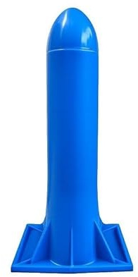 mille idee TUBO CON OGIVA AZZURRO per Reti Salumi e Arrosti - Imbuto Caricamento Insaccati in Plastica Alimentare Rigida D. 106-125 - 140-160 Accessorio Macelleria e Uso Domestico. (106)