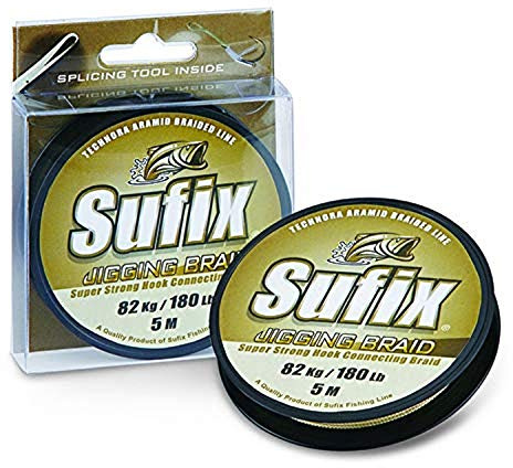 Sufix Waller Hook Braid Vorfach 140 lb / 5m