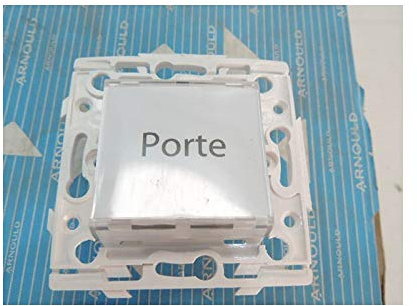 bouton poussoir lumineux porte étiquette arnould espace lumière