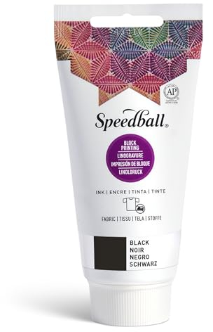 Speedball Art Products Company Encre pour Tissu, Noir, 2.5 oz