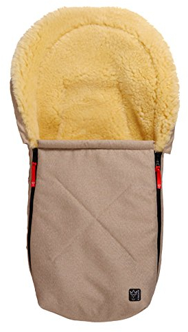 Kaiser 6534174 Lammfellkuschelsäckchen Emma, sand melange