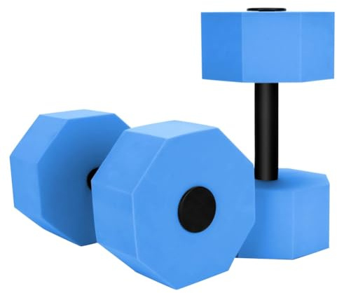 Zhemessy Juego de Acuáticas para Pesas de Piscina, Manguitos Acuáticos de Espuma para Ejercicios Acuáticos, Equipo de Ejercicios Acuáticos ()