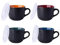GBHOME Keramik-Suppentassen mit Deckel, 700 ml Suppenschalen mit Griff für Kaffee, Müsli, Salat, Nudeln, Tee, Suppenteller – Mikrowellen- & Spülmaschinengeeignet, Set aus 4 Stück