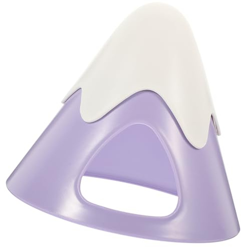 Veemoon Maison pour Cochons d'Inde Et Hamster en Plastique Résistant, Cachette Chalet Neigeux en Taille Moyenne, Couleur Violet Tressé, pour Habitat 4 Saisons, Petits Animaux De Compagnie