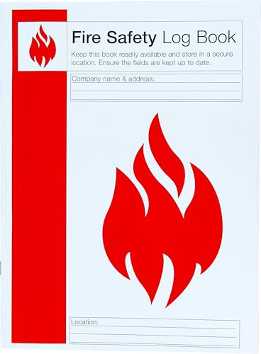 Safety First Aid A4 Fire Safety Log Book