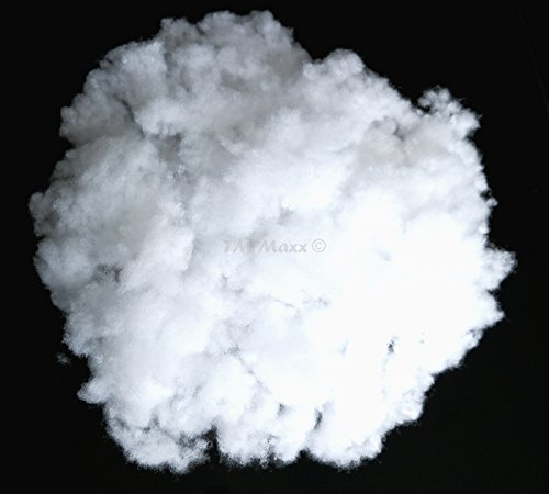 TM Maxx Bastelwatte Füllwatte Watte Bastelarbeiten Kissenfüllung Füllwate für Kuscheltiere Füllmaterial Öko - Tex 100 1000Gramm Grundpreis für 1Kg-(13,99 Euro) 1000 g (1 kg) - ca. 50 Liter