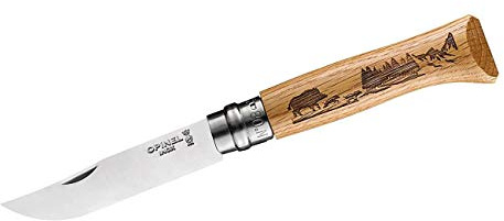 OPINEL N¦8 Inox Animalia Jabalý Entrega CON 6 Berlingots en Cada Caja-Nuevo