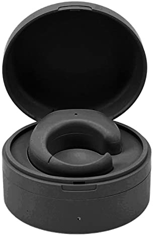 JX05S Fjärrkontroll Ring Finger Scroller, Ring Phone Remote Portable App Page Turner, 10M Control Scrolling Ring Clicker för Phone Tablet Camera (Svart)