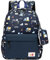 mygreen Kinderrucksack, Niedlich Wasserabweisend Vorschule Kinder Rucksack Jungen Kindergarten Kleinkind Rucksack mit Brustgurt Eimerwagen Blau