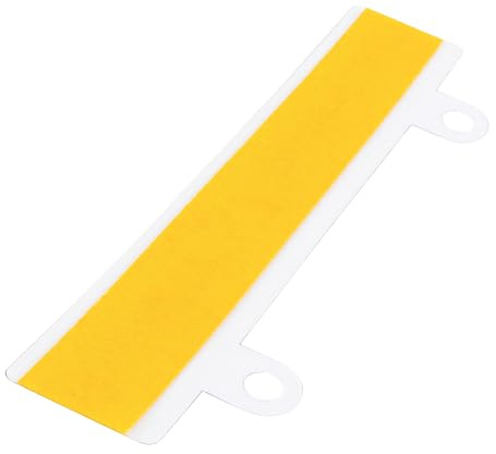 KS24 Products Klebeshop24 Heftstreifen zum Kleben | Abheftstreifen | Abheftvorrichtung | ungeschlitzt | selbstklebend | für Mappen & Ordner/transparent, 100 Stück