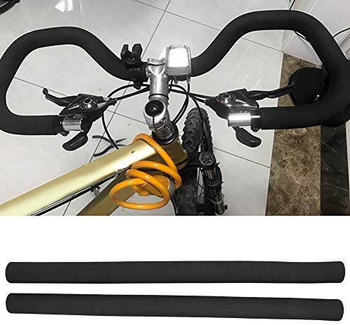 Hapivida Bicycle Handlebar Grips, Soft Sponge Foam Racing Bike Grips with Shock Absorption, Customisable Length 22mm Inner Diameter for Road Bikes and Touring Cycles
