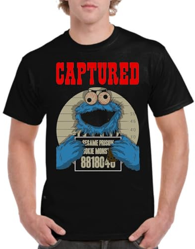 the Fan Tee Camiseta de Adulto de Hombre Divertidas Divertidas diversión,Humor y Estilo Barrio Sesamo/Sesame 413 S