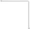 Maurer 4042200 – Duschvorhang-Stange 80 x 80 cm Aluminium Weiß