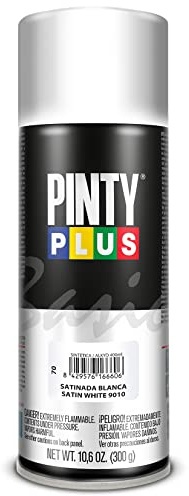 Pintura en spray PINTYPLUS BASIC 520cc Satin. Blanco 9010