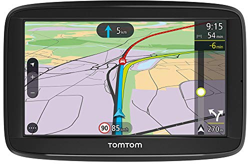 TomTom Via 52 Europe Traffic Navigationsgerät (13 cm (5 Zoll), Sprachsteuerung, Bluetooth Freisprechen, Fahrspurassistent, 3 Monate Radarkameras (auf Wunsch), Karten von 49 Ländern Europas)