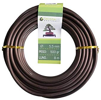 Filo di alluminio ramato (alluminio-ramato) Geotools 5,5 mm per bonsai, 500 gr, 8 m