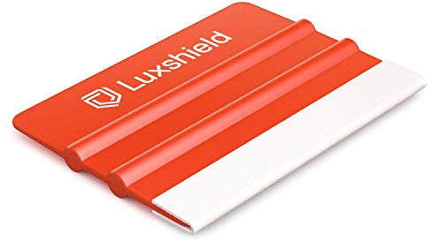 Luxshield Spatola per pellicola mini-spatola con bordo in similpelle - Strumento per l'applicazione di pellicole per auto, Pellicole oscuranti, Pellicola per finestrini Pellicola