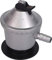 Sanfor 12 kg Butane Gas Cylinder Regulator for Domestic Use | Approved (UNE-EN12864) | Silver Color | One Size