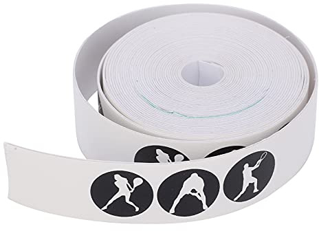 Tiiyee Ruban adhésif pour Raquette de Tennis, Ruban Emballage Tennis Protection tête Autocollant Hockey antidérapant Racket Grip bâton Tissu poignée Anti-dérapant d'élasticité Bande Badminton Bandes