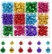 TOAOB 324 Stück Bunte Kleine Glocken Metallglöckchen 8mm und 10mm zum Basteln für Schmuckherstellung Festival Weihnachten Dekoration