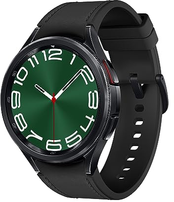 Samsung Galaxy Watch6 Classic Smartwatch, Gesundheitsfunktionen, Fitness Tracker, Schnell ladender Akku, LTE Smartwatch, 47 mm, Schwarz, Inkl. 36 Monate Herstellergarantie [Exklusiv bei Amazon]