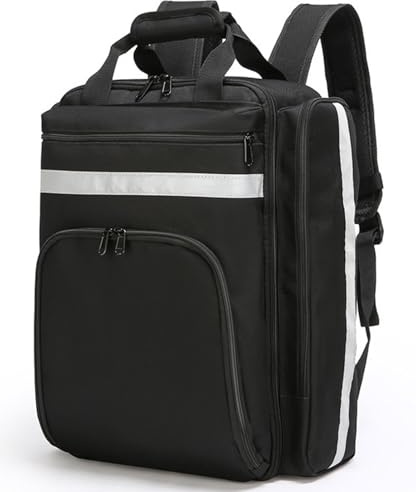 Sac À Dos Médical d'urgence Vide, Sac De Premiers Secours avec Réfléchissant, Grande Capacité Trousse Premier Secours pour Voyage Maison La Voiture Le Lieu De Travail Et L'extérieur C