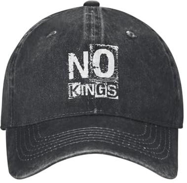Gorra de béisbol No Kings Clásico de Verano Camionero Sombrero Unisex Hombres Corriendo Gorras de béisbol Hippies Regalos navideños